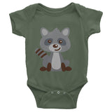 Raccoon baby onesie