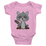 Raccoon baby onesie