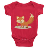 Fox Infant short sleeve one-piece 100% cotton