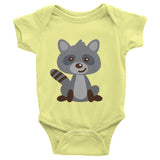 Raccoon baby onesie