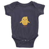 Chick Infant short sleeve one-piece 100% cotton