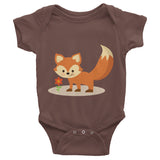 Fox Infant short sleeve one-piece 100% cotton
