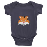 Tiger infant short sleeve one-piece 100% cotton