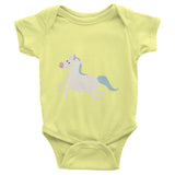 Baby onesie with unicorn