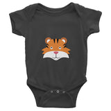 Tiger infant short sleeve one-piece 100% cotton