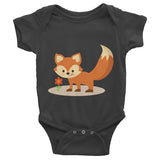 Fox Infant short sleeve one-piece 100% cotton