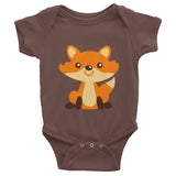 Fox Infant short sleeve one-piece 100% cotton