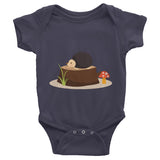 Hedgehog Infant short sleeve one-piece 100% cotton