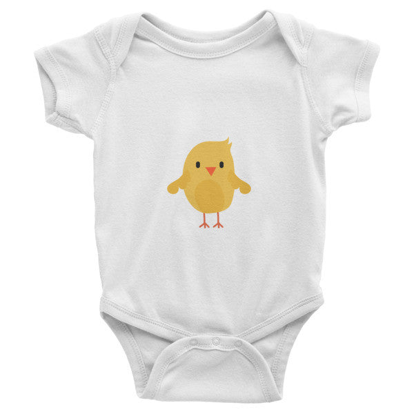 Baby onesie with chick