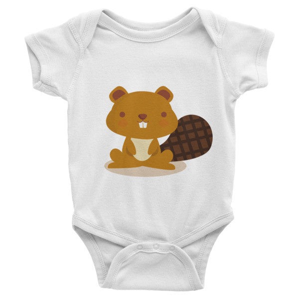 Baby clothes with beaver