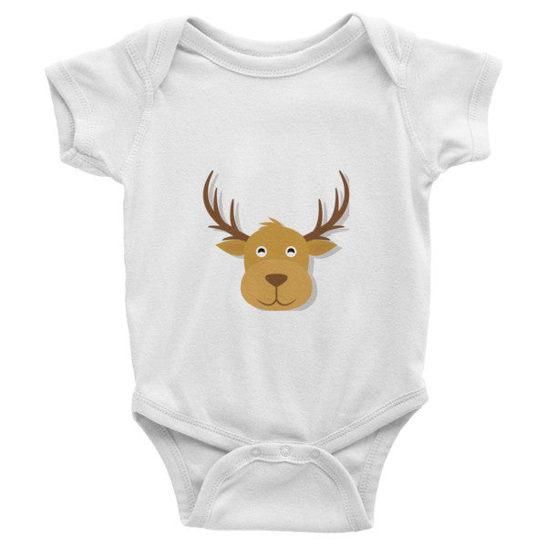 Baby onesie with deer