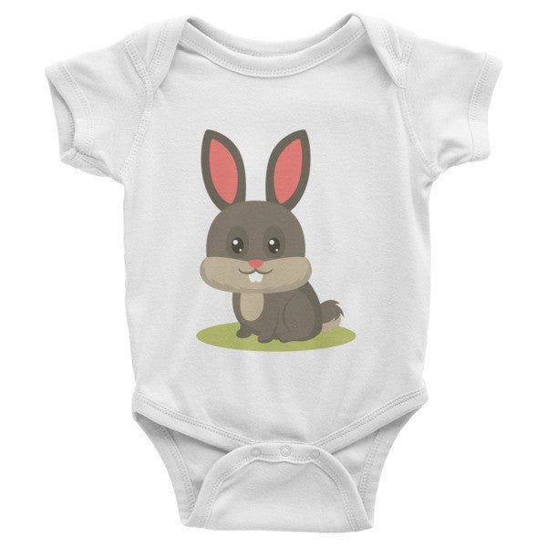 Baby onesie with bunny