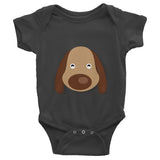 Puppy Infant short sleeve one-piece 100% cotton