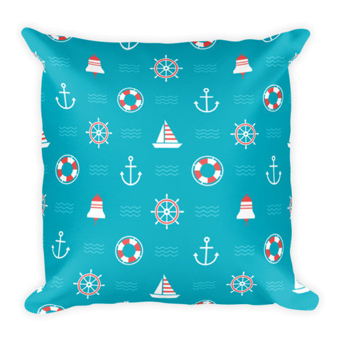 Nautical print Pillow, decor pillow