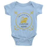 Welcome on board baby bodysuit