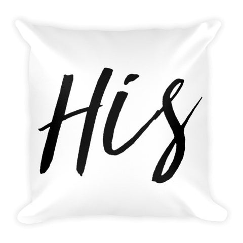 His pillow groom gift