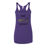Hello summer Women's tank top
