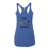 Hello summer Women's tank top