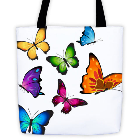 butterflies tote bag