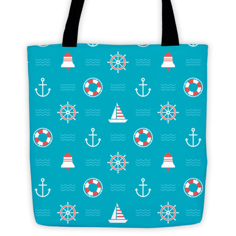 Nautical tote bag