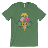 All you need is ice-cream Unisex short sleeve t-shirt