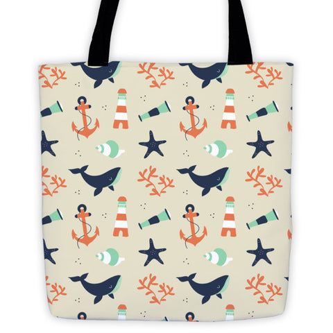 Nautical tote bag