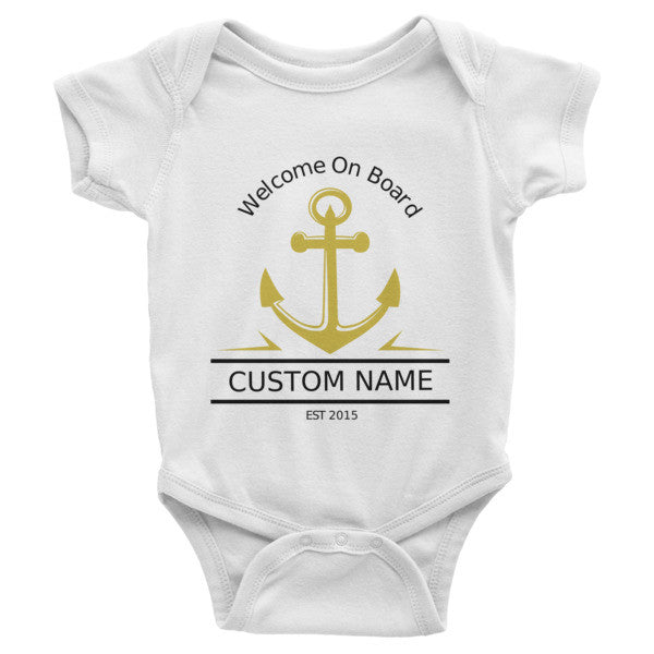 Custom baby bodysuit